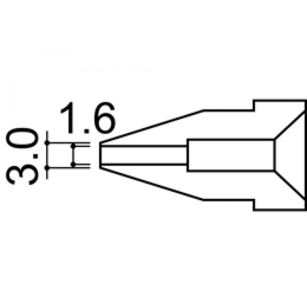 Plato Desoldering Tip A1007 to Suit Hakko