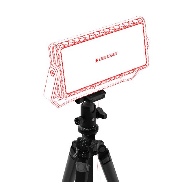 Ledlenser AF12C Work 8000lm Mains Operated Floodlight IP67 Diffuser & Tunable White Light