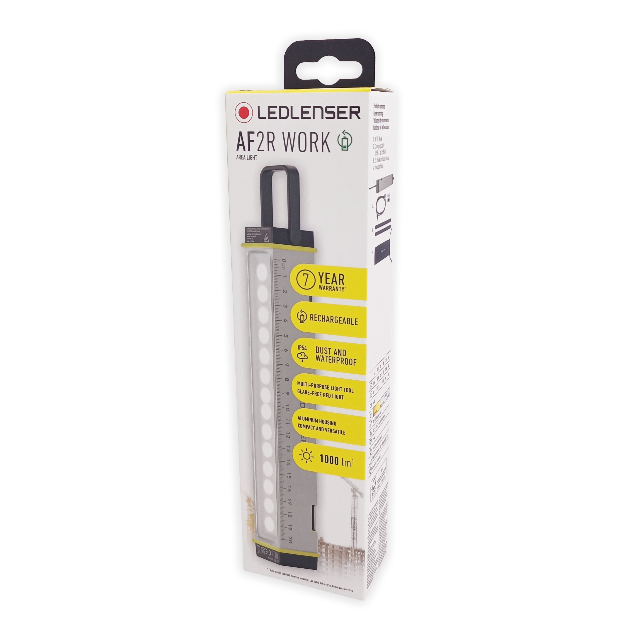 Ledlenser AF2R Work 1000lm Rechargeable Multi-Positional Light Integrated Ruler & Red Blink LED