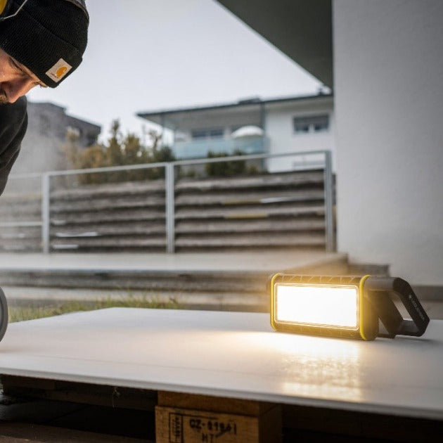 Ledlenser AF4R Work 2000lm Rechargeable/Mains Hybrid Floodlight IP67 Diffuser & Tunable White Light