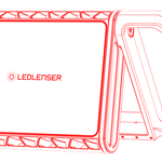Ledlenser AF8R Work 4000lm Rechargeable/Mains Hybrid Floodlight IP67 Diffuser & Tunable White Light