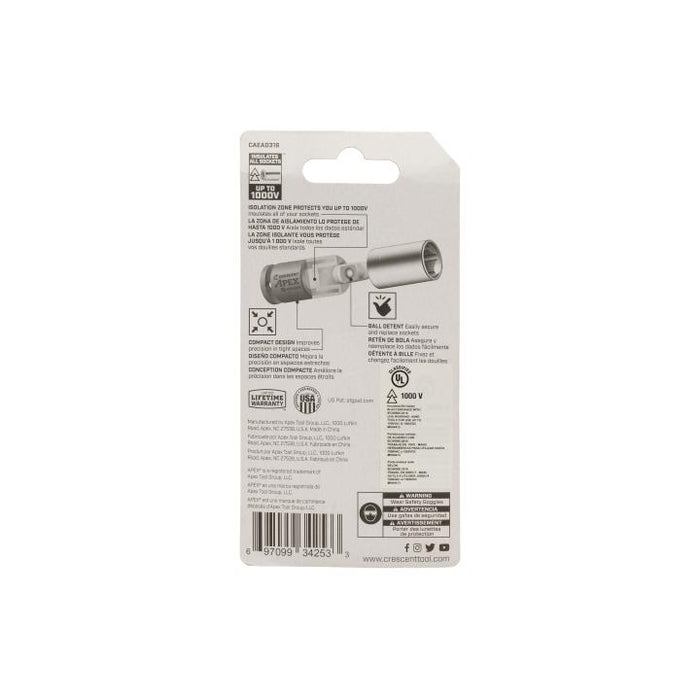 Crescent eSHOK-GUARD™ Socket Isolator 1/4