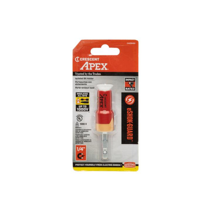 Crescent eSHOK-GUARD™ Magnetic Isolated Bit Holder 1/4