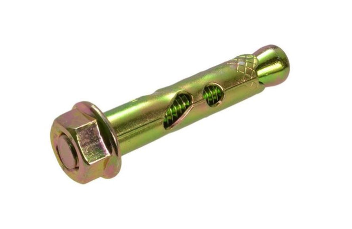 Bremick Sleeve Anchor with Nut Zinc 10mm x 50, 50pk