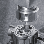 Lessmann End Brush with 6mm Shank Dia 23mm Steel Wire STM Crimped 0.25mm