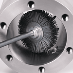 Lessmann Wheel Brush 6mm Shank Dia 70 x 9mm Steel Wire STA Crimped 0.20mm