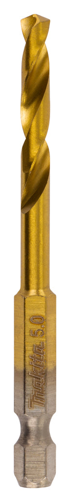 Makita HSS-Tin G-Series Metal Drill Bit 5.0x78mm 1/4