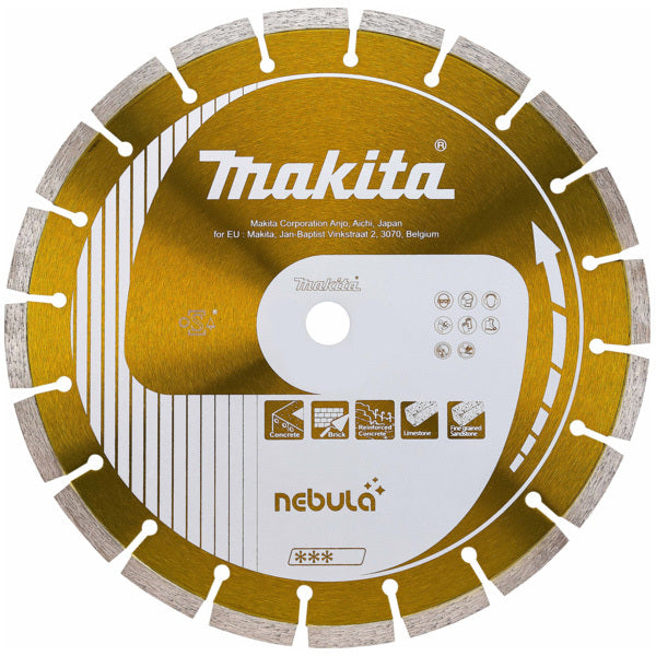Makita 180x25mm Diamond Blade Segmented Nebula