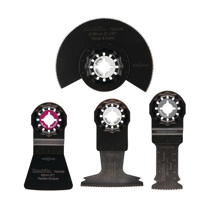 Makita Starlock Floor Combination Blade Set 4 Piece B-67505