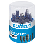 Sutton Carbide Burrs Set 1/4″ Shank 5 Piece B900SCB5