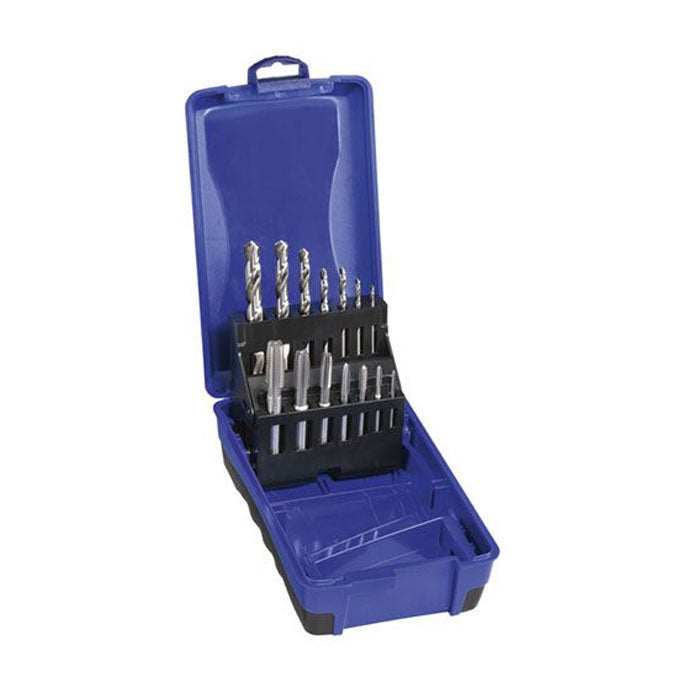 Bordo - Goliath EMDSX10SP HSS-Co5 Metric Spiral Point Machine Tap & Drill Set