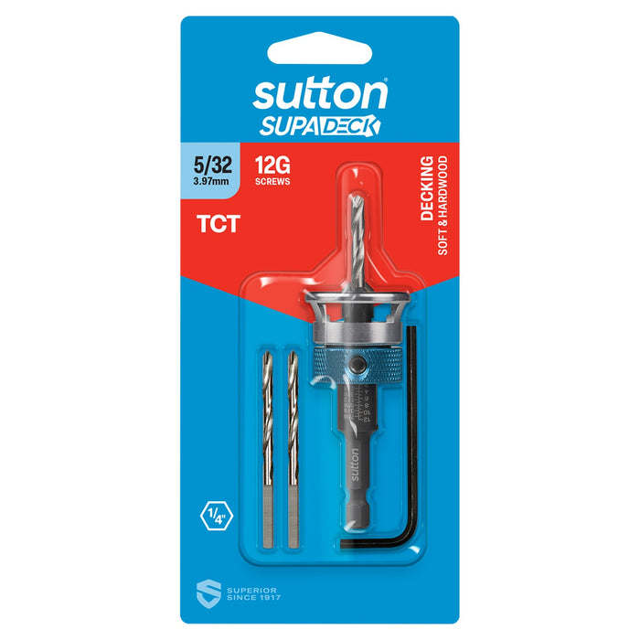 Sutton Drill C118 TCT Countersink Supadeck 5/32