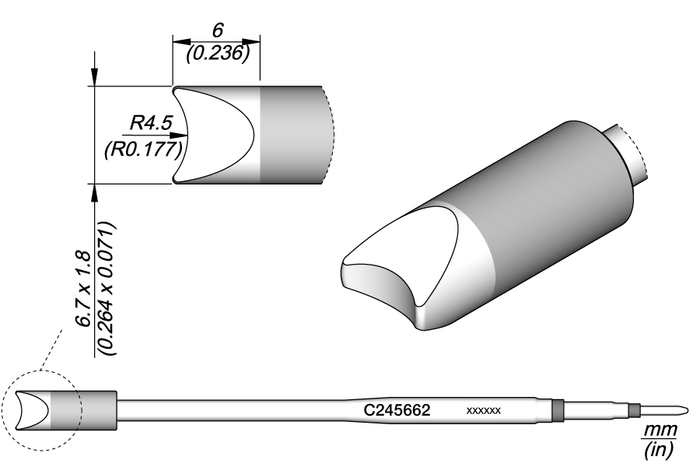 JBC Round Connector Cartridge R 4.5