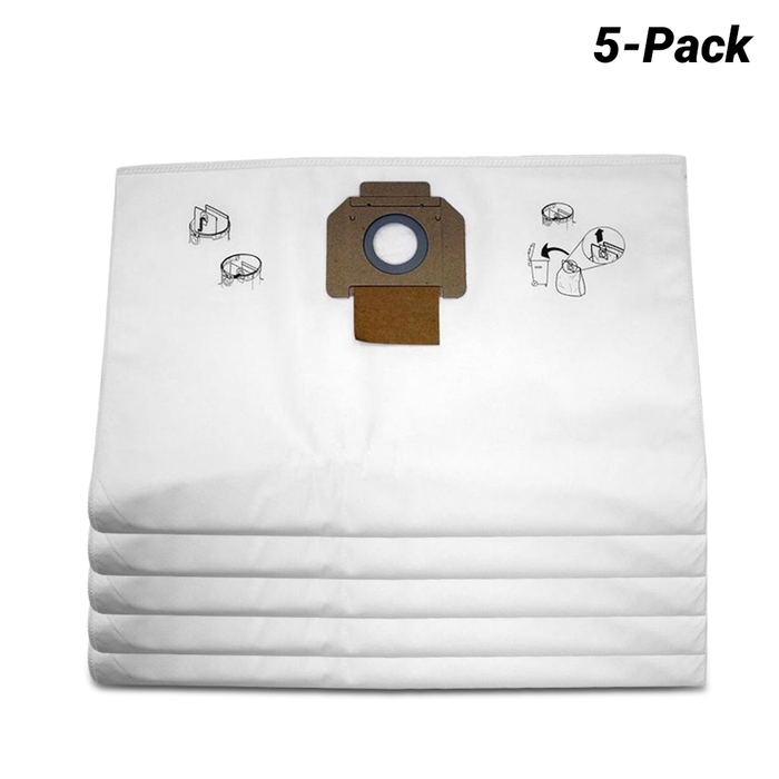Makita Fleece Filter Bag Set 5Pk Suits VC3012M/L