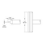 Metcal CFV Soldering Rework Tip Blade (W x L) 40.0x9.1mm CFV-BL400
