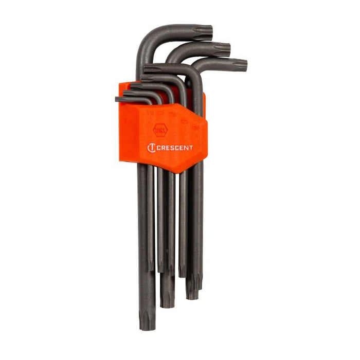Crescent Torx Security Hex Key Set, 8 Pce