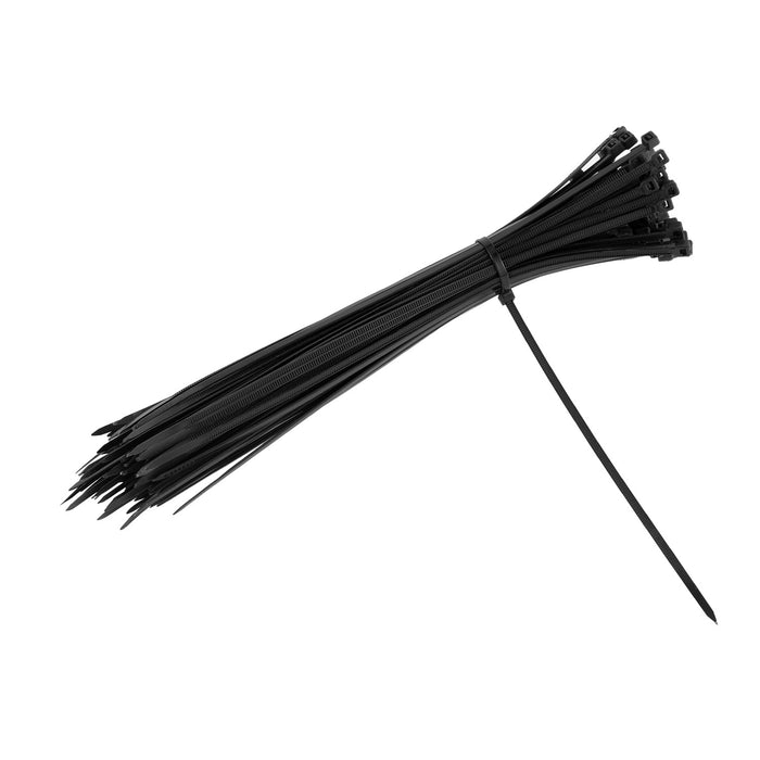 Cable Ties (Nylon) 370mm x 7.6mm Black 100pk