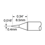 Metcal CCV Soldering Rework Tip Blade (WxL) 50.0x9.1mm CVC-7CN0004P