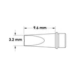 Metcal CVC Soldering Cartridge V-Groove Chisel 3.2mm 700 Series CVC-7VG0032A