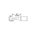 Metcal CVC Soldering Cartridge Chisel (W x L) 1.5mm x 9.9mm 800 Series CVC-8CH0014S