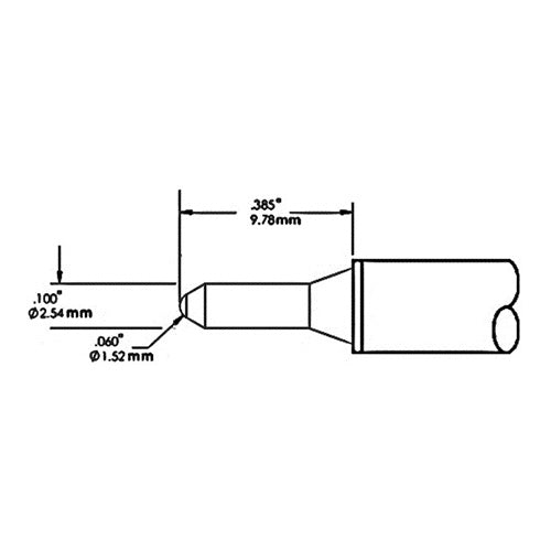 Metcal CVC Soldering Cartridge Conical 1.5mm 900 Series CVC-9CN1002S