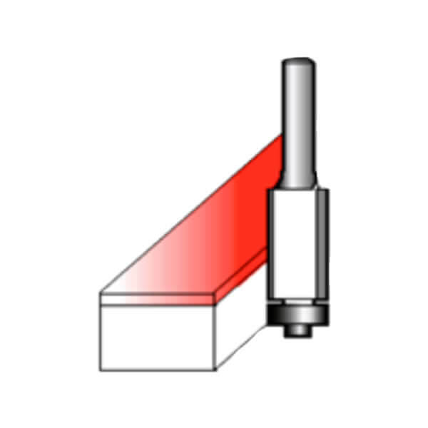 Makita D-08006 12.7mm Flush Trim TCT Bit 1/2