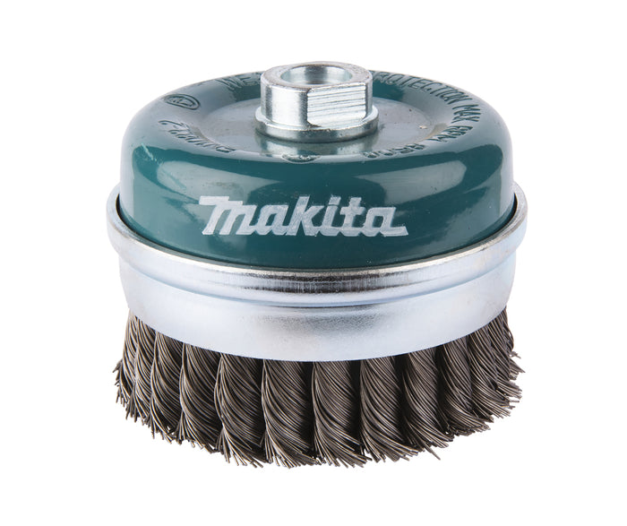 Makita Knot Cup Wire Brush 100mm Dia. M14x2mm D-29290