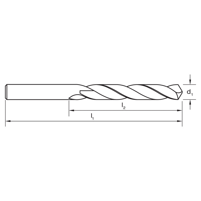 Sutton D104 Silver Bullet Jobber Drill HSS 5mm, 5 Pack