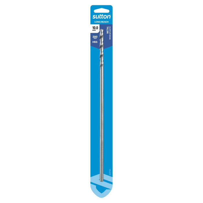 Sutton Extra Long Reach Drills HSS 10.00x300mm Drill Bit D217 D2171000