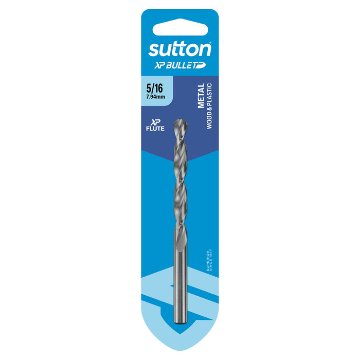 Sutton XP Bullet Jobber Drill Bit Carded 5/16