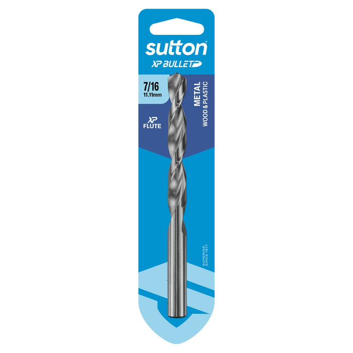 Sutton XP Bullet Jobber Drill Bit Carded 7/16