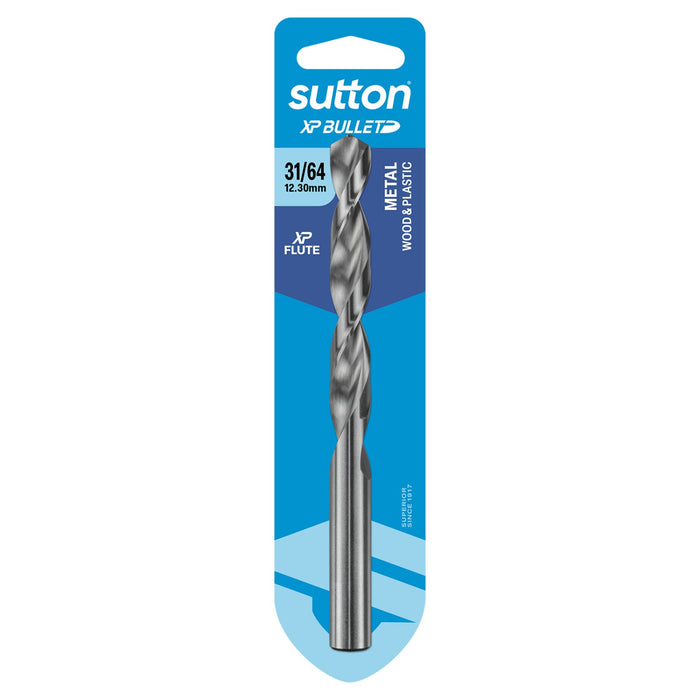 Sutton Drill D220 Jobber Hss XP Bullet Carded 31/64