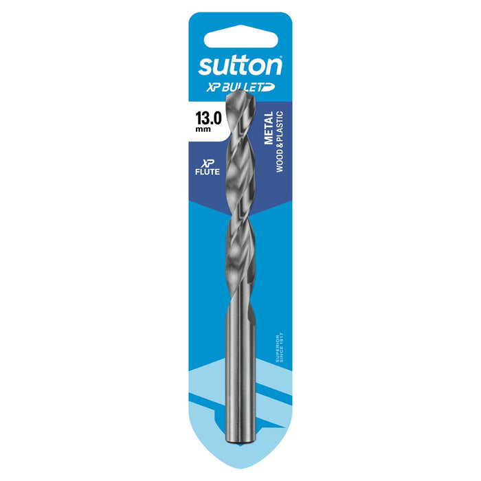 Sutton XP Bullet Jobber Drill Bit Carded 13.0mm D220H1300