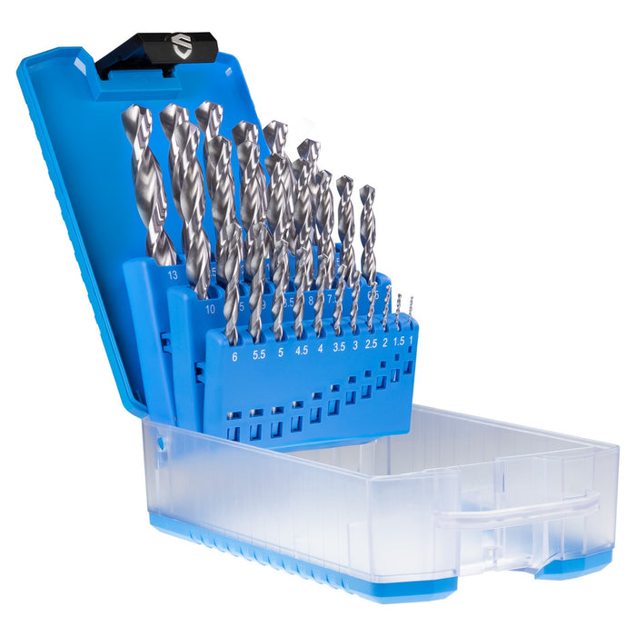 Sutton XP Bullet Jobber Drills Set 1-13mm 25 Piece D220SM25