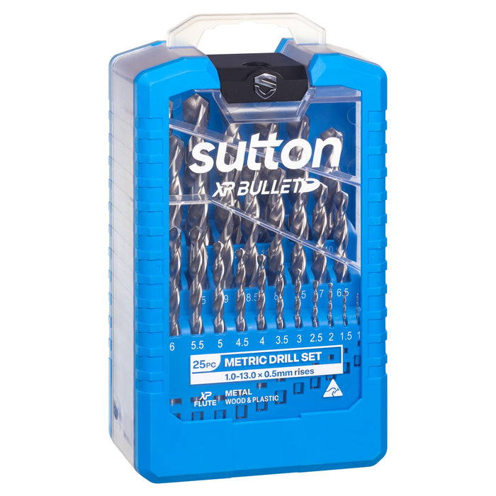Sutton XP Bullet Jobber Drills Set 1-13mm 25 Piece D220SM25