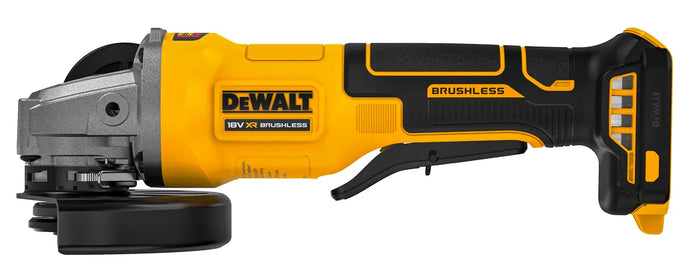 Dewalt 18V XR Brushless 125mm Paddle Switch Angle Grinder - Skin Only DCG408N-XJ