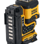 Dewalt 18V XR 3x360° Remote Control Multi Line Laser Kit Green DCLE34035D1-XE