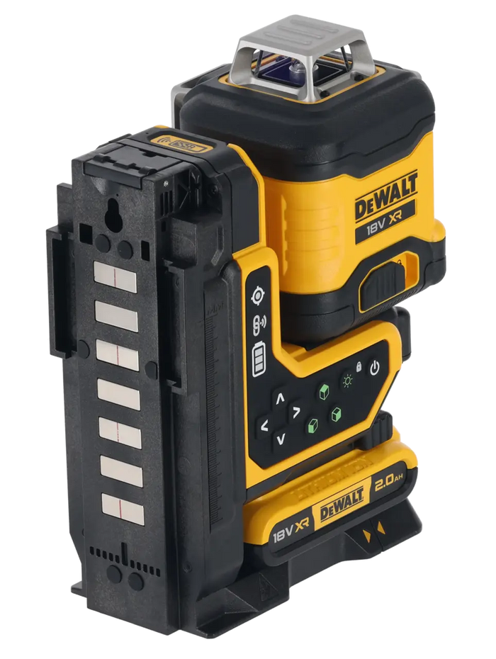Dewalt 18V XR 3x360° Remote Control Multi Line Laser Kit Green DCLE34035D1-XE