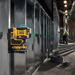 Dewalt 18V XR 3x360° Remote Control Multi Line Laser Kit Green DCLE34035D1-XE