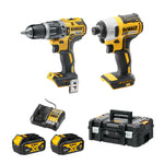 Dewalt 18V XR Brushless Twin Kit 2 x 4.0Ah DCZ207M2T-XE