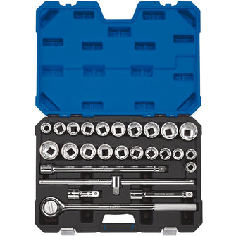 Draper Tools 3/4 Sq. Dr. Combined MM/AF Socket Set (26 Piece)