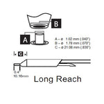 Metcal DSC Desoldering Cartridge Long Reach (∅ x L) 1.02x21.08mm 800 Series DSC-8CN0010A