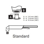 Metcal DSC Desoldering Cartridge Standard Length (∅ x L) 2.41mm x 9.14mm 900 Series DSC-9CN0024S