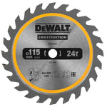Dewalt Construction Saw Blade Cordless - Framing 115mm x 24T