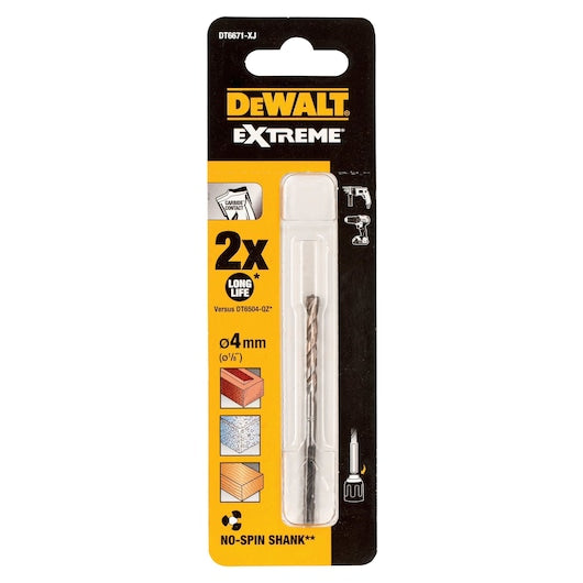 Dewalt Masonry Extreme 4mm x 75 Drill Bit