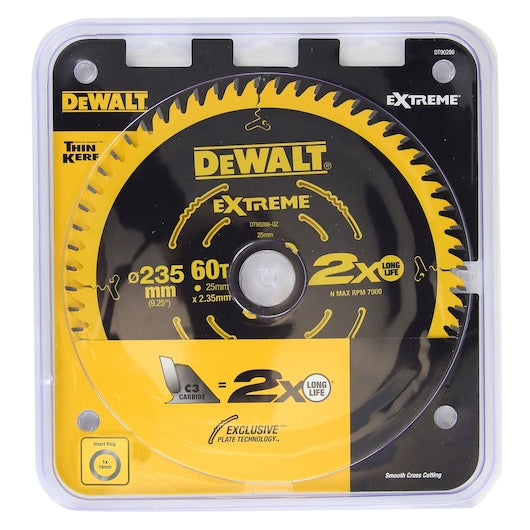 Dewalt Circular Saw Blade Extreme 235mm X 60T (16/25mm)