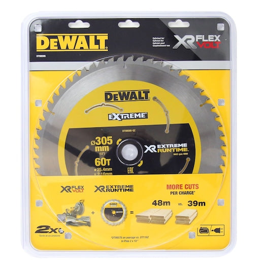 Dewalt Saw Blade XR Extreme Runtime 305mm X 60T (25.4mm)