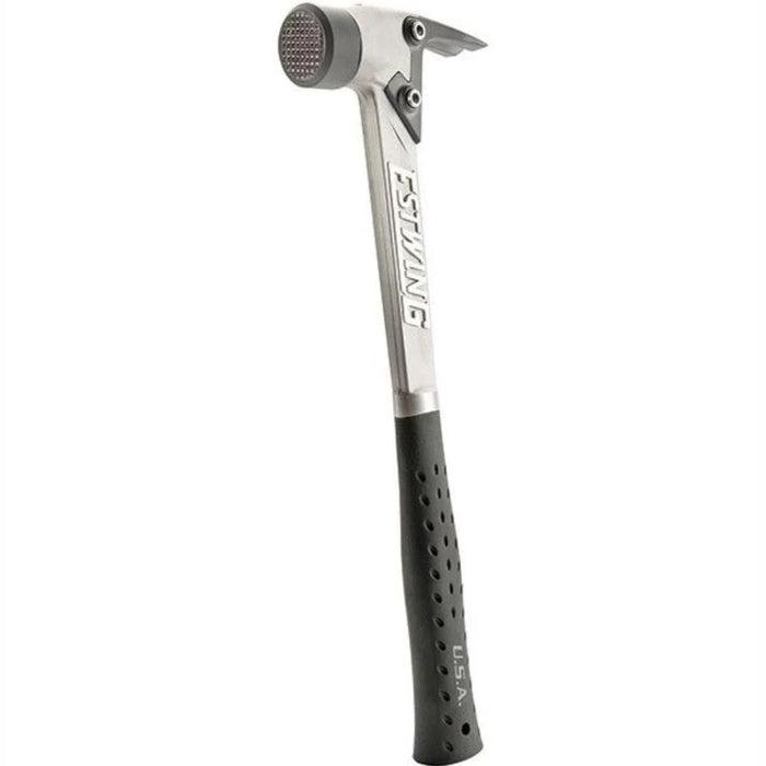 Estwing 14 Oz Black Vinyl Grip Aluminum Hammer With Milled Face