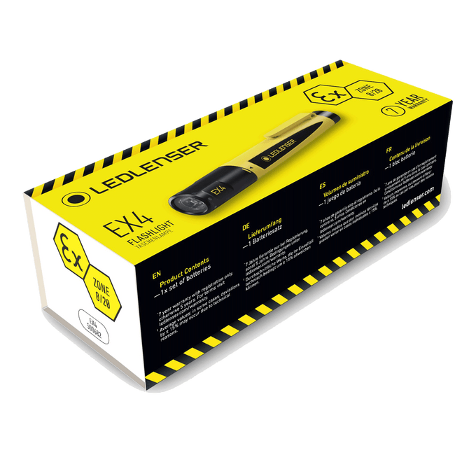 Ledlenser EX4 Intrinsically Safe 50lm IP68 Zone 0/20 Penlight