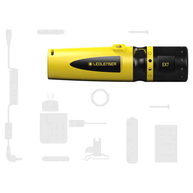 Ledlenser EX7 Intrinsically Safe 200lm IP68 Advanced Focus Zone 0/20 Torch